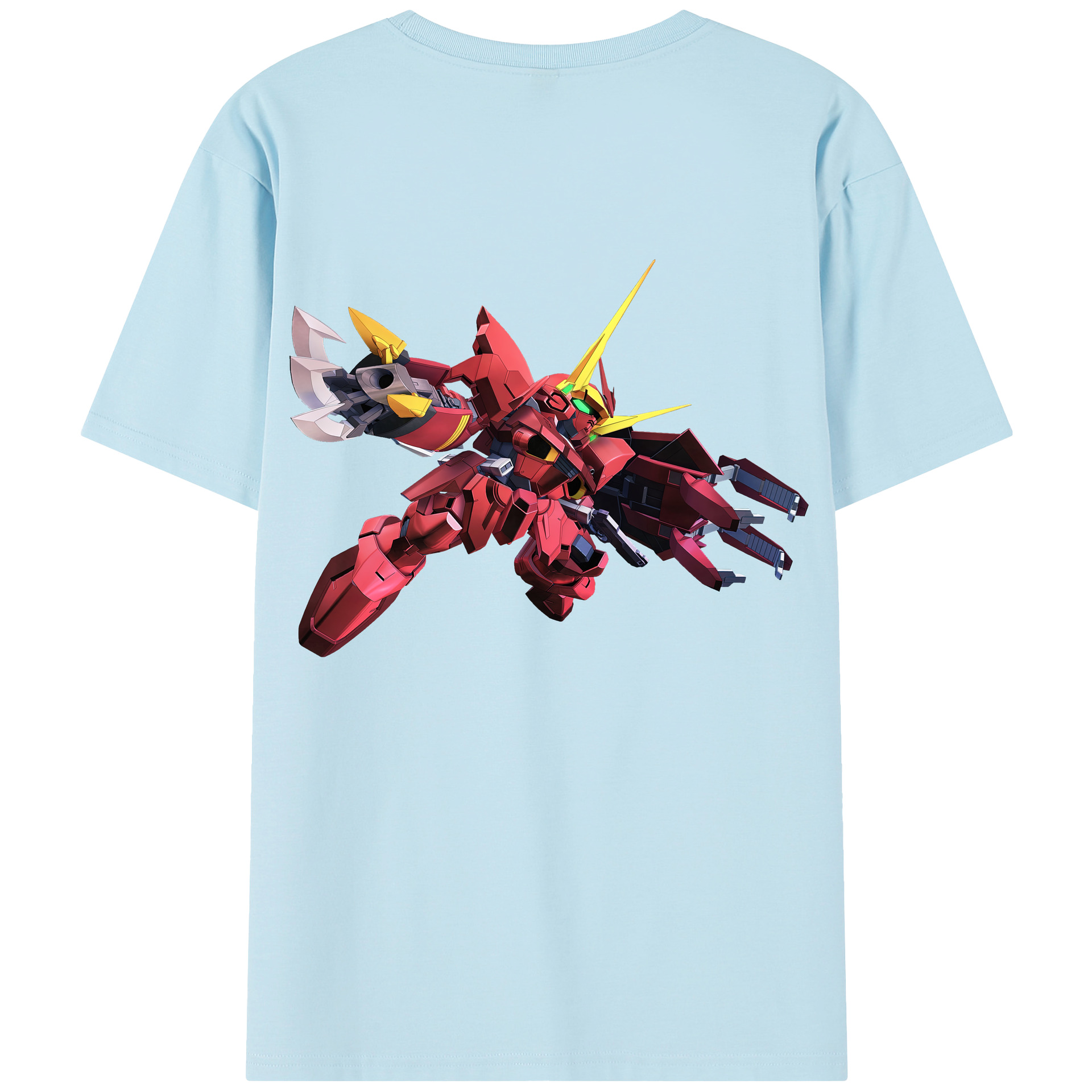 （画像用） 機動戦士ガンダム Mobile Suit Gundam 綿100％半袖Tシャツ（背面プリント）